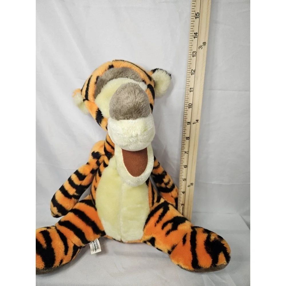 Disney Parks Tigger Plush Winnie the Pooh Orange Striped Tiger 15 Inch Toy